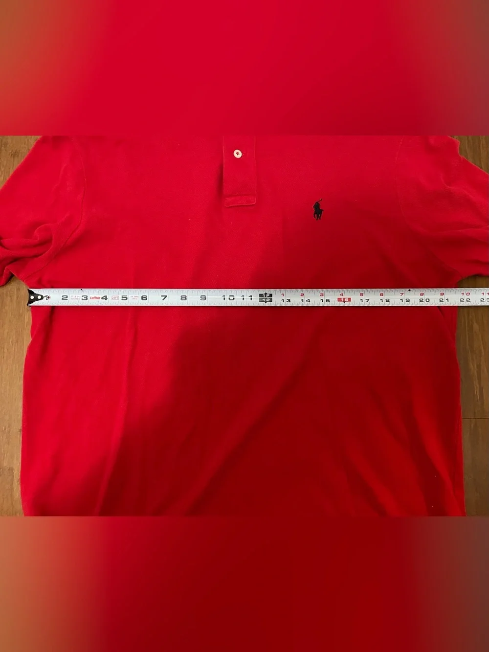 Ralph Lauren Men’s Bright Red Long Sleeve Polo